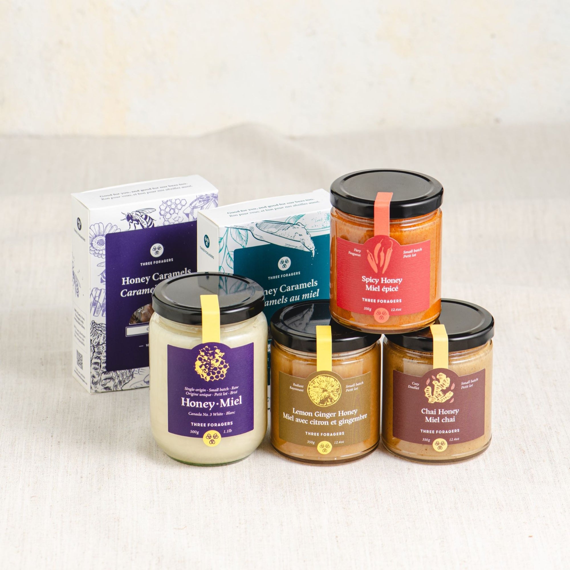 Superfood Honey Variety Pack (4 jars + 2 Honey Caramels)