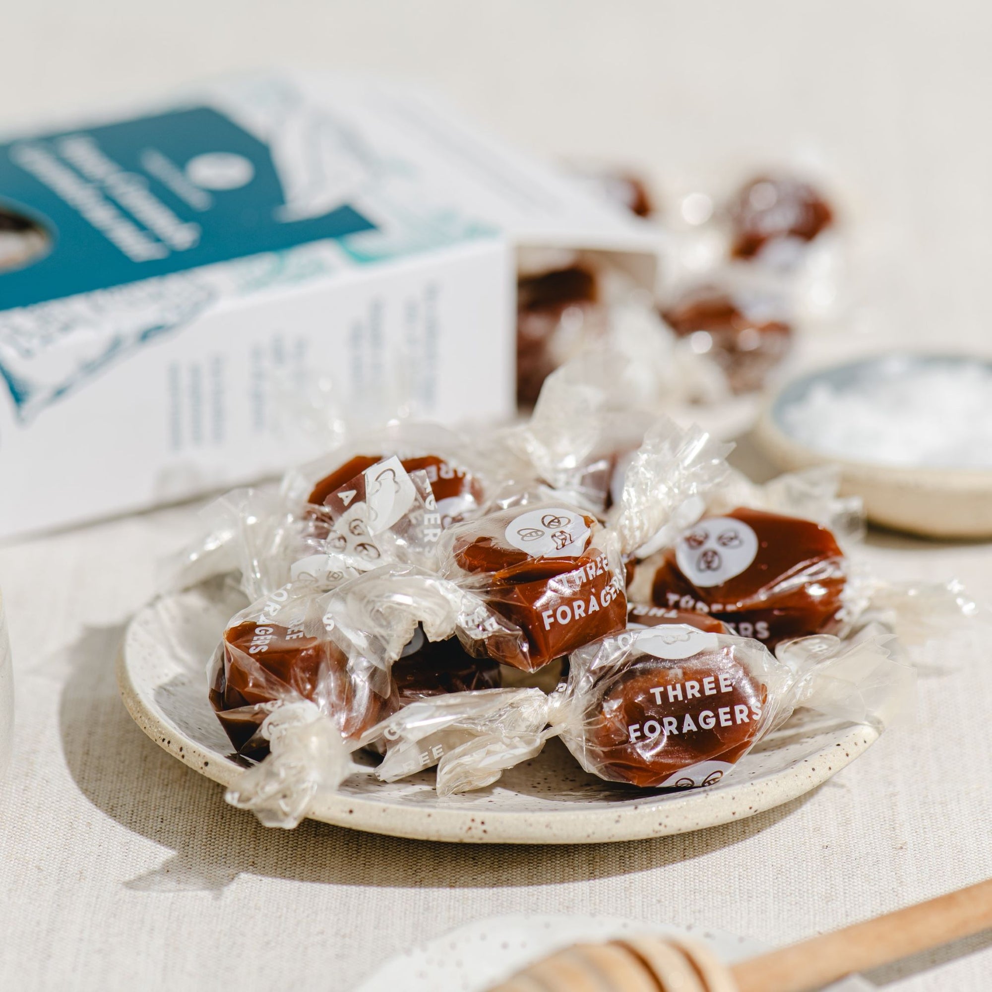 Sea Salt Honey Caramels (2 boxes)
